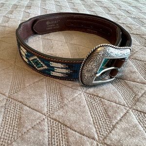 Used Ariat Southwest stitch belt size 32